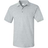 PHILADELPHIA HEBREW GREY POLO SHIRT W/LOGO (8747HEB)